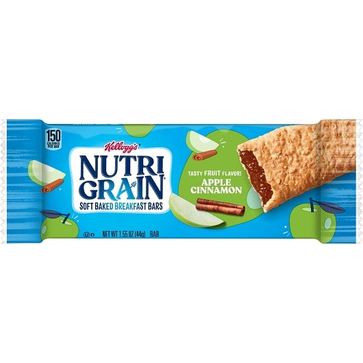 Kellogg's Nutri-Grain Apple Cinnamon Cereal Bar, 6 x 16 x 1.55 oz Case - DOT product image 2