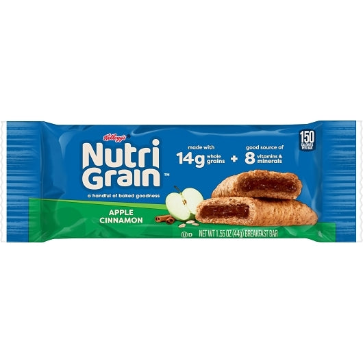 Kellogg's Nutri-Grain Apple Cinnamon Cereal Bar, 6 x 16 x 1.55 oz Case - DOT product image 3
