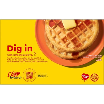 Eggo Homestyle WAFFLES, 1 x 49.3 oz Case - DOT product image 4