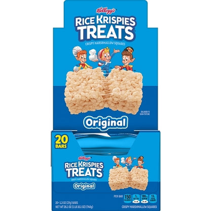 Cookie Rice Krispie Original Square Rice Krispies Treats, 4 x 20 x 1.3 oz Case - DOT product image 3