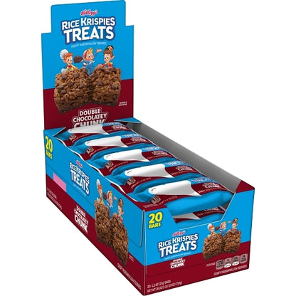 Kellogg's Double Chocolate Chunk Rice Krispie Treats Bar, 4 x 20 x 1.3 oz Case - DOT product image 7