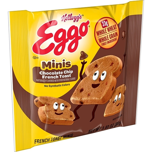 Eggo Bites Mini Chocolate Chip French Toast, 72 x 3.03 oz Case - DOT product image 4