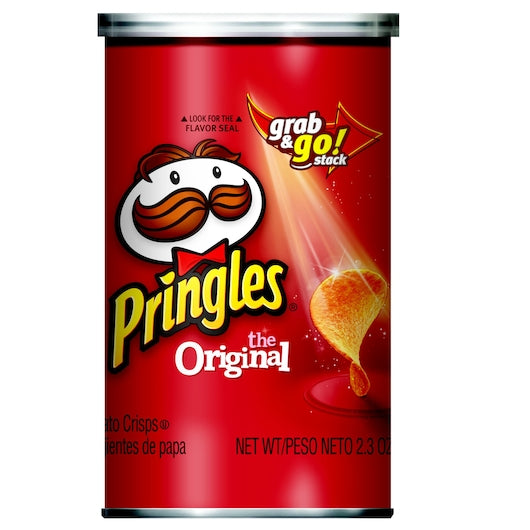 Pringles Original Potato Crisp, 12 x 2.3 oz Case - DOT product image 2
