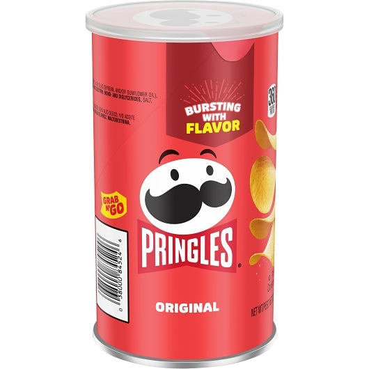 Pringles Original Potato Crisp, 12 x 2.3 oz Case - Snacks