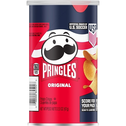 Pringles Original Potato Crisp, 12 x 2.3 oz Case - DOT product image 3