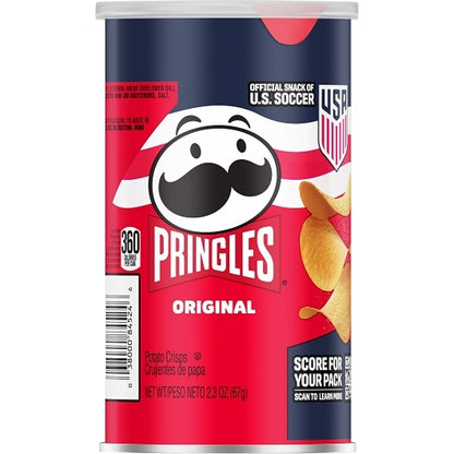 Pringles Original Potato Crisp, 12 x 2.3 oz Case - DOT product image 3