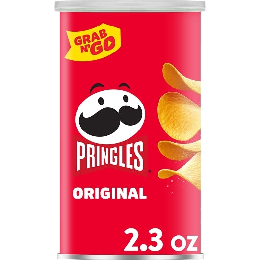 Pringles Original Potato Crisp, 12 x 2.3 oz Case - DOT product image 5