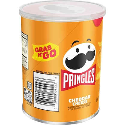 Pringles Cheddar Cheese Potato Crisp, 12 x 1.4 oz Case - DOT product image 3