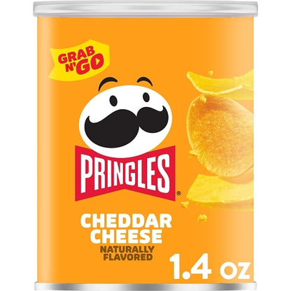 Pringles Cheddar Cheese Potato Crisp, 12 x 1.4 oz Case - DOT product image 6