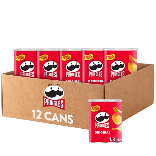 Pringles Grab & Go Original Potato Crisp, 12 x 1.3 oz Case - DOT product image 4