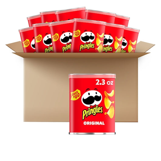 Pringles Original Potato Crisp, 12 x 2.3 oz Case - DOT product image 6