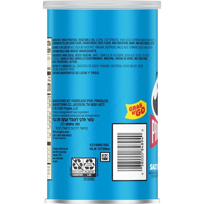Pringles Salt & Vinegar Potato Crisp, 12 x 2.5 oz Case - DOT product image 6