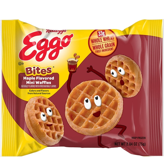Eggo Bites Maple Mini Waffles, 72 x 2.64 oz Case - DOT product image 4