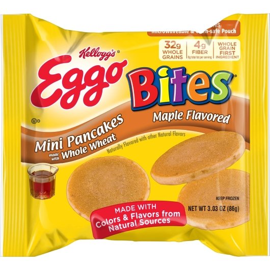 Eggo Bites Mini Maple Pancake, 72 x 3.03 oz Case - DOT product image 2