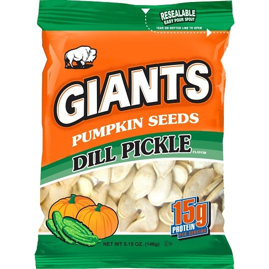 Giant Snack Inc Giants Pumpkin Seed Dill, 12 x 5.15 oz Case - Nuts & Seeds