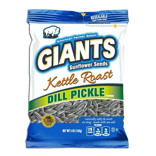 Giant Snack Kettle Dill Pickle Seeds, 12 x 5 oz Case - Nuts & Seeds