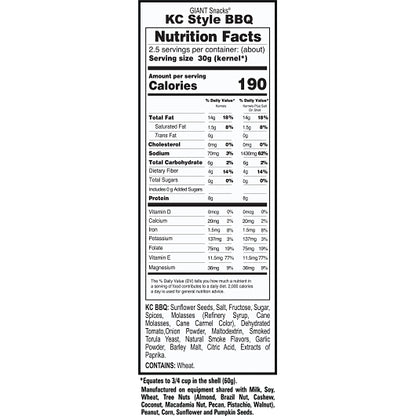 Giant Snack Giants Barbecue Seeds, 12 x 5 oz Case - DOT product image 2