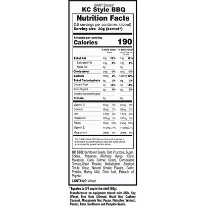 Giant Snack Giants Barbecue Seeds, 12 x 5 oz Case - DOT product image 3