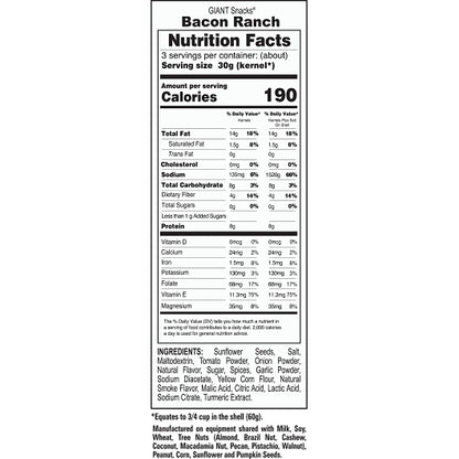 Giant Snack Inc Giants Bacon Ranch Seeds, 12 x 5 oz Case - DOT product image 3