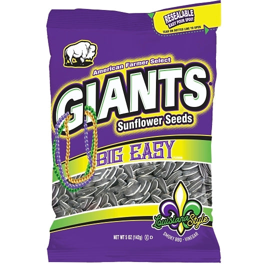 Giant Snack Inc Giants Big Easy Louisiana Style Sunflower Seed, 12 x 5 oz Case - Nuts & Seeds