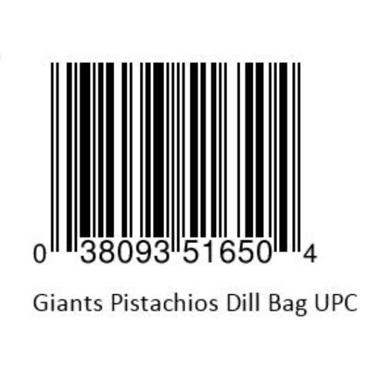 Giant Snack Dill Pickle Pistachios, 8 x 4.5 oz Case - Nuts & Seeds