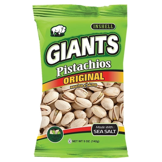 Giants Snack Original Roasted & Salted Pistachios, 8 x 4.5 oz Case - DOT product image 3