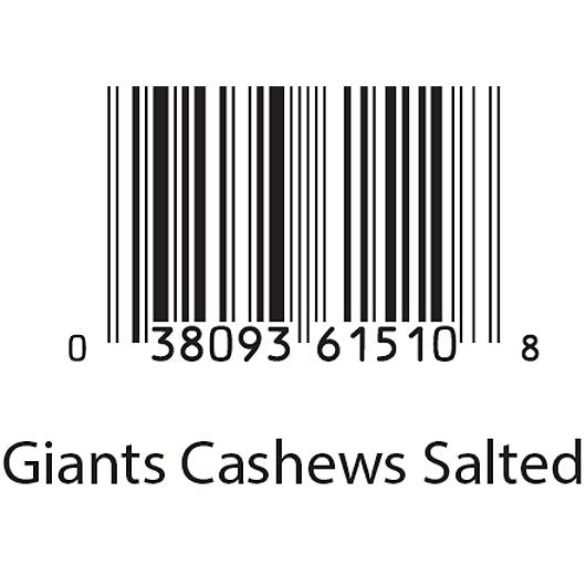 Giant Snack Giants Cashew Salted, 8 x 4 oz Case - DOT product image 4