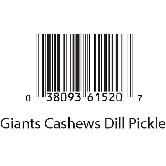 Giant Snack Giants Cashews Dill, 8 x 4 oz Case - Nuts & Seeds