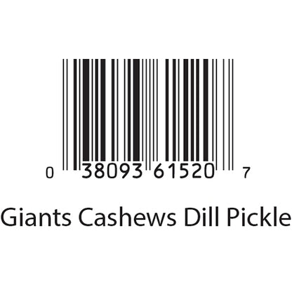 Giant Snack Giants Cashews Dill, 8 x 4 oz Case - Nuts & Seeds