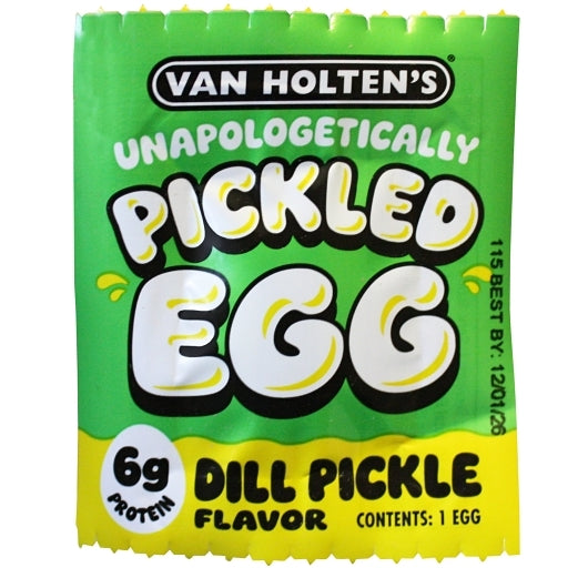Van Holten's Individual Packed Pickled Egg – Dill Pickle Flavor, 1 x 20 each Case - Condiments & Sauces