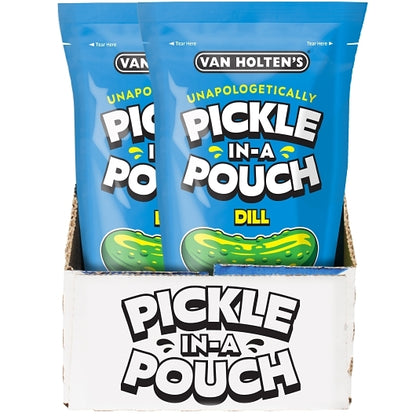 Van Holten's Dill Large Pickle Whole Single Serve Pouch, 12 x 1 each Case - GS1 inner-pack image