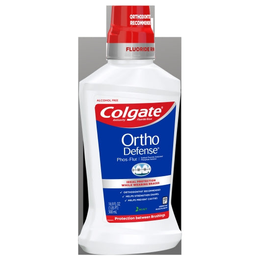 Colgate Phos-Flur Ortho Defense Mint Mouthwash, 6 x 16.9 fl oz Case - DOT product image 2