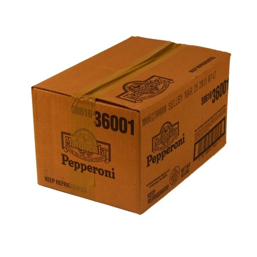Margherita 12 Inch Hog Casing Pepperoni Sticks, 2 x 5 lb Case - DOT product image 5
