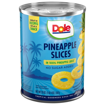 Dole Pineapple Sliced in Juice, 12 x 20 oz Case - DOT product image 3