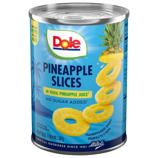 Dole Pineapple Sliced in Juice, 12 x 20 oz Case - DOT product image 5
