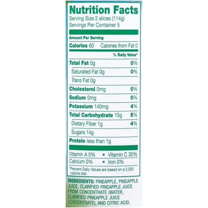 Dole Pineapple Sliced in Juice, 12 x 20 oz Case - DOT product image 8