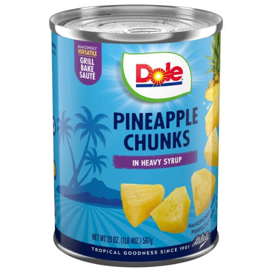 Dole Pineapple Chunks in Syrup, 12 x 20 oz Case - DOT product image 3