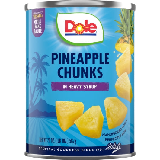 Dole Pineapple Chunks in Syrup, 12 x 20 oz Case - DOT product image 2