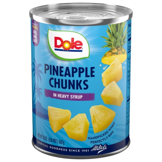 Dole Pineapple Chunks in Syrup, 12 x 20 oz Case - DOT product image 5