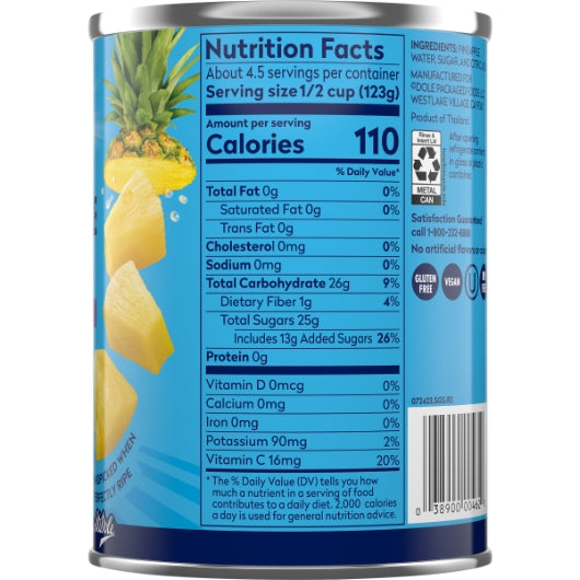 Dole Pineapple Chunks in Syrup, 12 x 20 oz Case - DOT product image 6