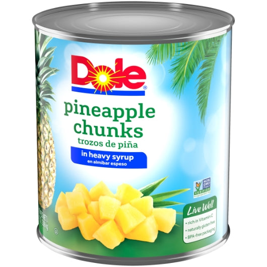 Dole Fancy Pineapple Chunks in Heavy Syrup, 6 x 106 oz Case - DOT product image 7
