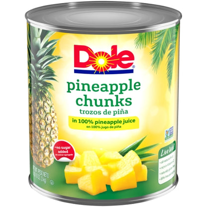 Dole Fancy Pineapple Chunks in Juice, 6 x 106 oz Case - DOT product image 6