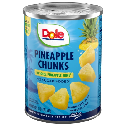Dole Pineapple Chunks in Juice, 12 x 20 oz Case - DOT product image 5