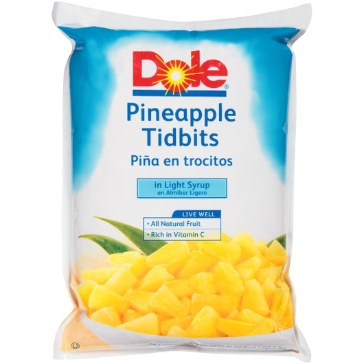 Dole Pineapple Tidbits in Light Syrup, 6 x 81 oz Case - DOT product image 4
