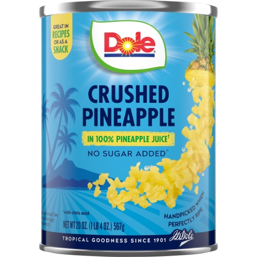 Dole Fancy Crushed Pineapple in Juice, 12 x 20 oz Case - DOT product image 4