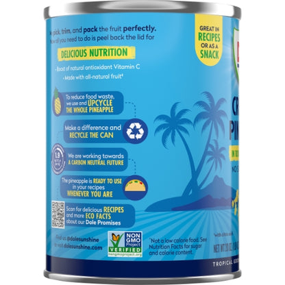 Dole Fancy Crushed Pineapple in Juice, 12 x 20 oz Case - DOT product image 8