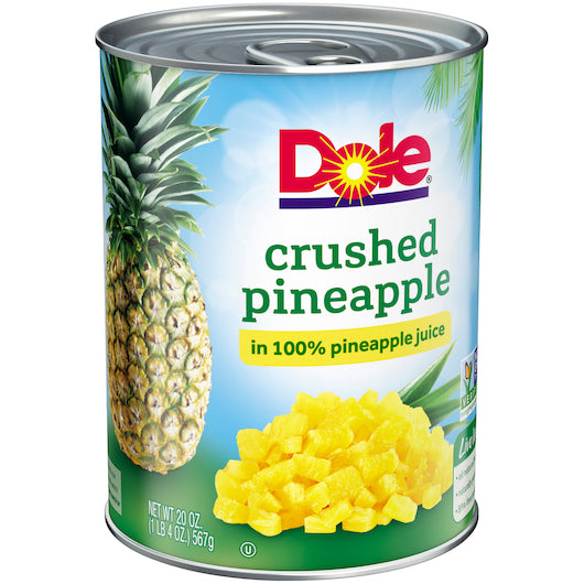 Dole Fancy Crushed Pineapple in Juice, 12 x 20 oz Case - DOT product image 5