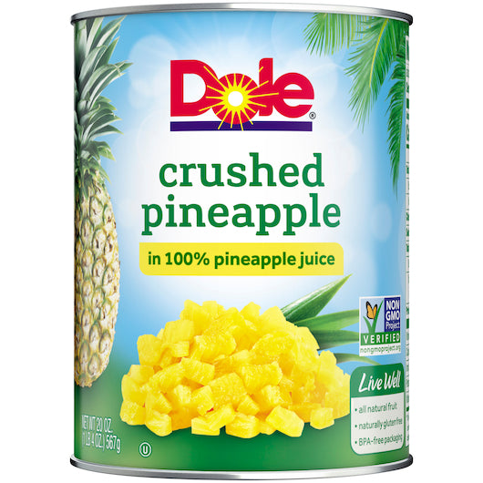 Dole Fancy Crushed Pineapple in Juice, 12 x 20 oz Case - DOT product image 3