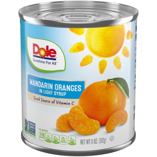 Dole Mandarin Oranges in Light Syrup, 12 x 11 oz Case - DOT product image 8