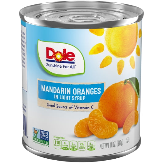 Dole Mandarin Oranges in Light Syrup, 12 x 11 oz Case - DOT product image 5